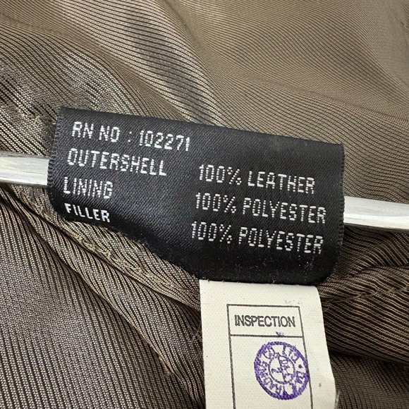 REILLY OLMES COLLECTION Jacket Men Small Dark Brown Soft Leather - Picture 7 of 9